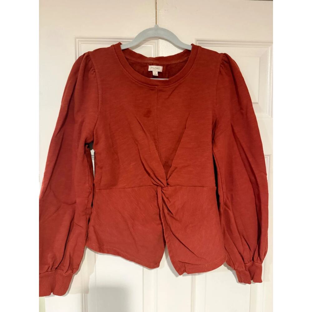 Anthropologie Pilcro Knot-front sweatshirt